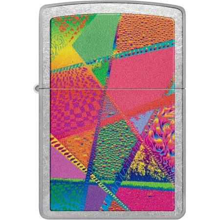 Zippo 2022N Zippo Price Fighter Street Chrome Retro Pattern Design ZIP-48498